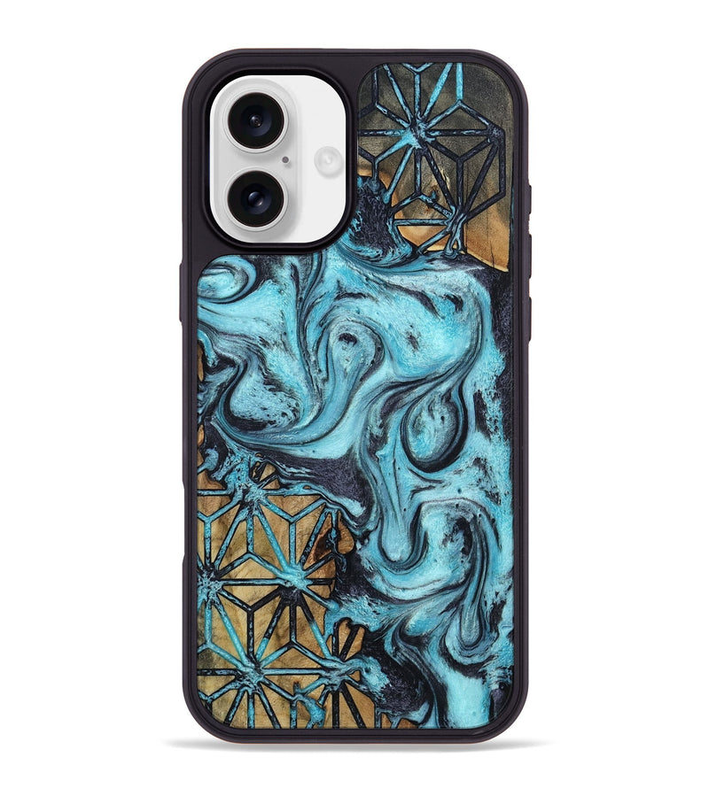 iPhone 16 Plus Wood Phone Case - Chanda (Pattern, 805427)