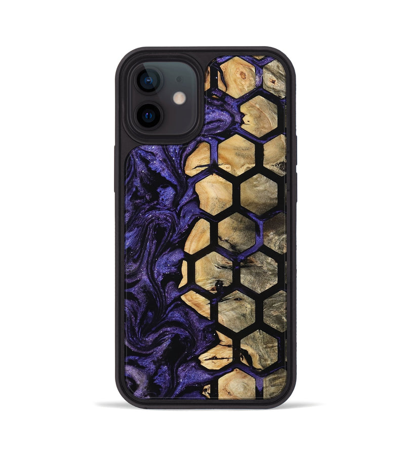 iPhone 12 Wood Phone Case - Malayah (Pattern, 805429)