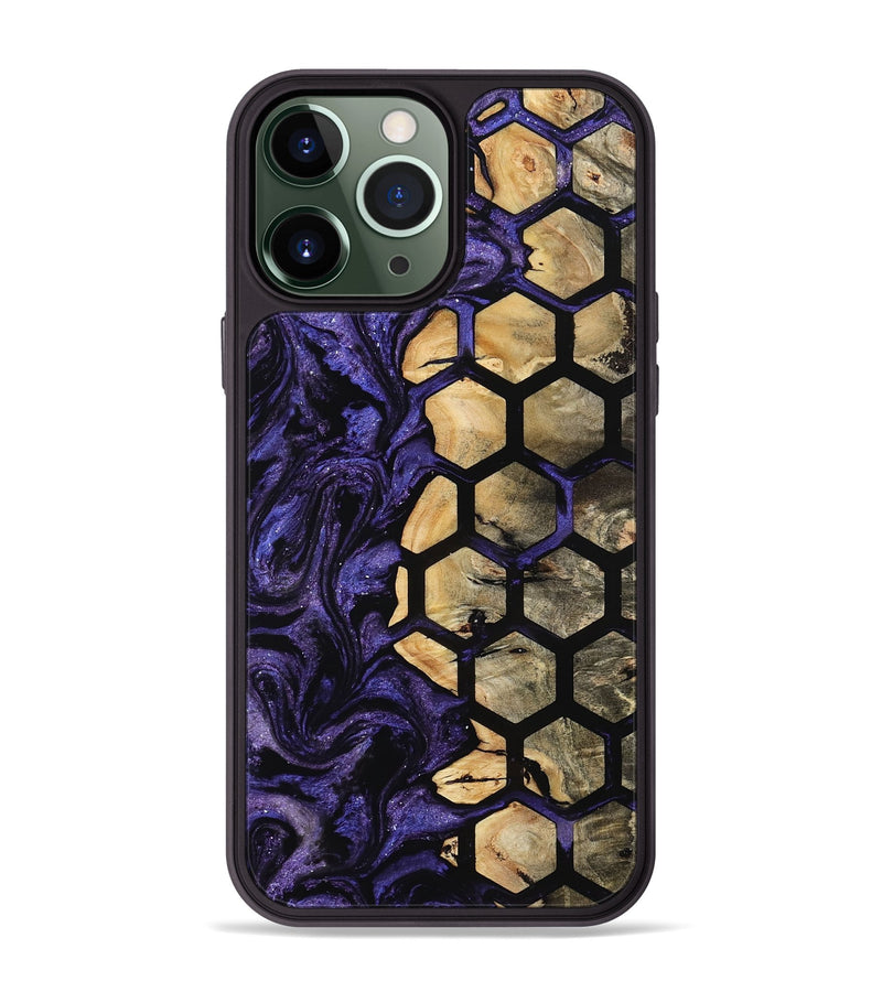 iPhone 13 Pro Max Wood Phone Case - Malayah (Pattern, 805429)