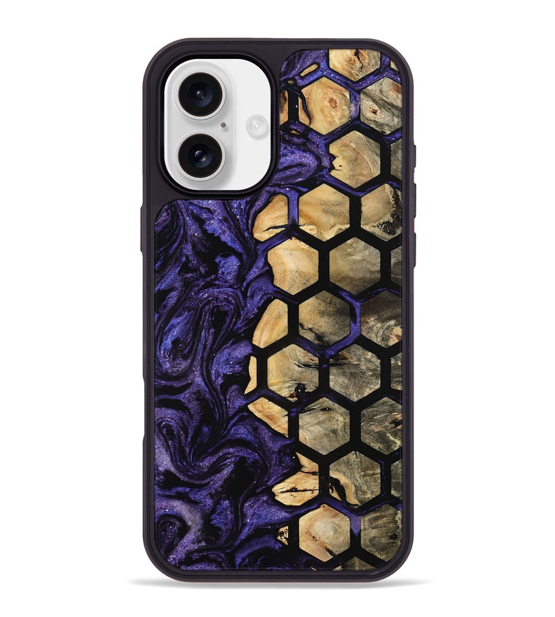 iPhone 16 Plus Wood Phone Case - Malayah (Pattern, 805429)
