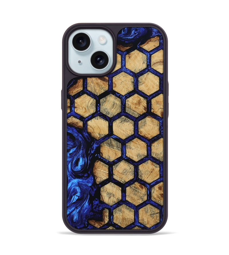 iPhone 15 Wood Phone Case - Alice (Pattern, 805432)