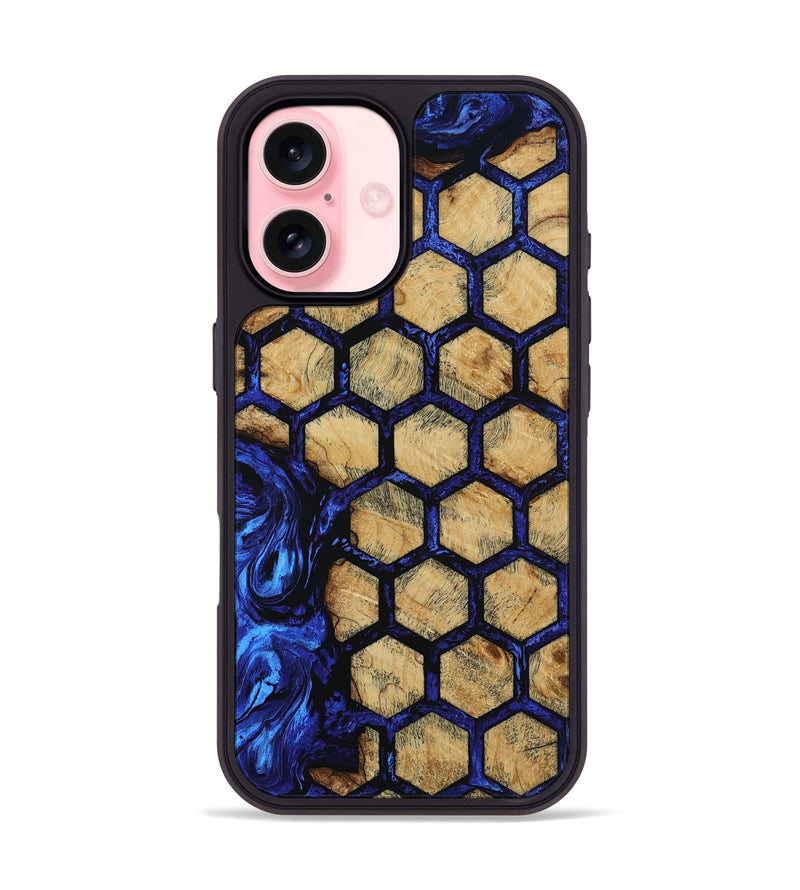 iPhone 16 Wood Phone Case - Alice (Pattern, 805432)