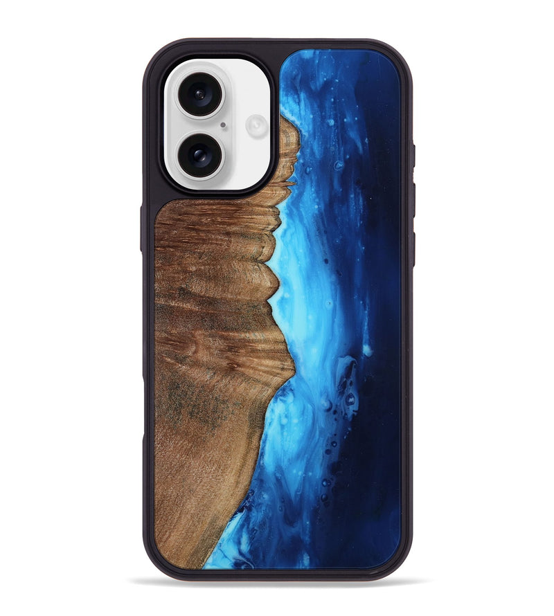 iPhone 16 Plus Wood Phone Case - Lue (Coastal, 805447)
