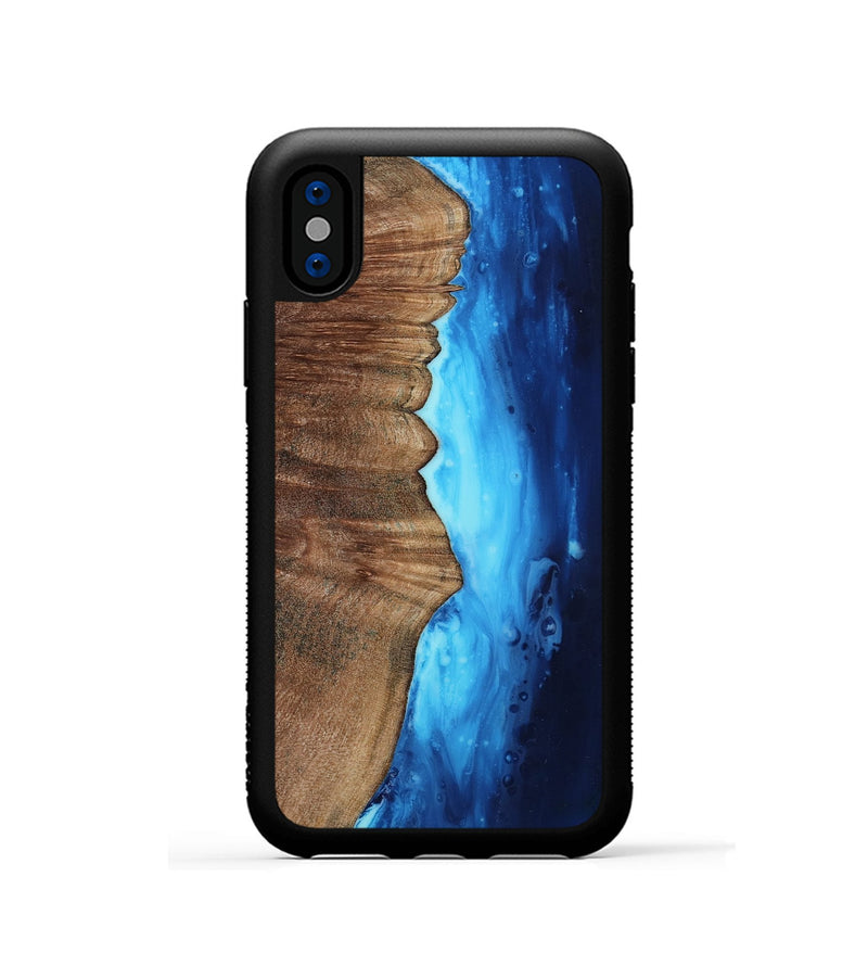 iPhone Xs Wood Phone Case - Lue (Coastal, 805447)