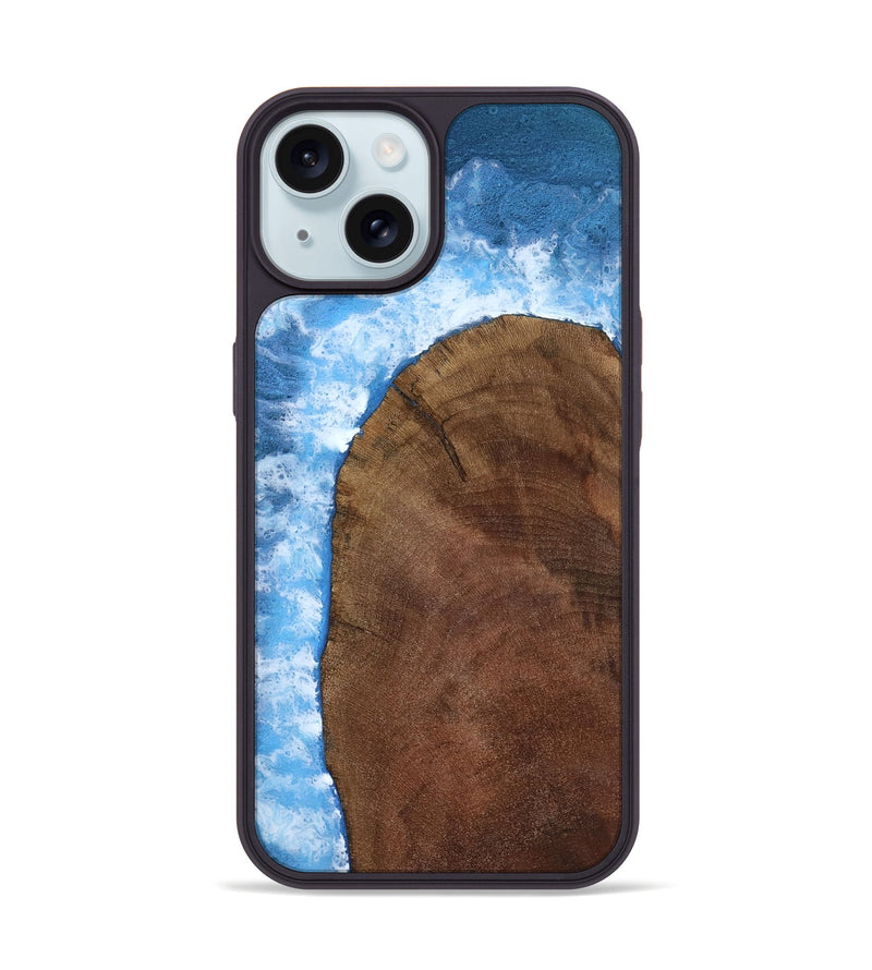 iPhone 15 Wood Phone Case - Adlai (Coastal, 805448)