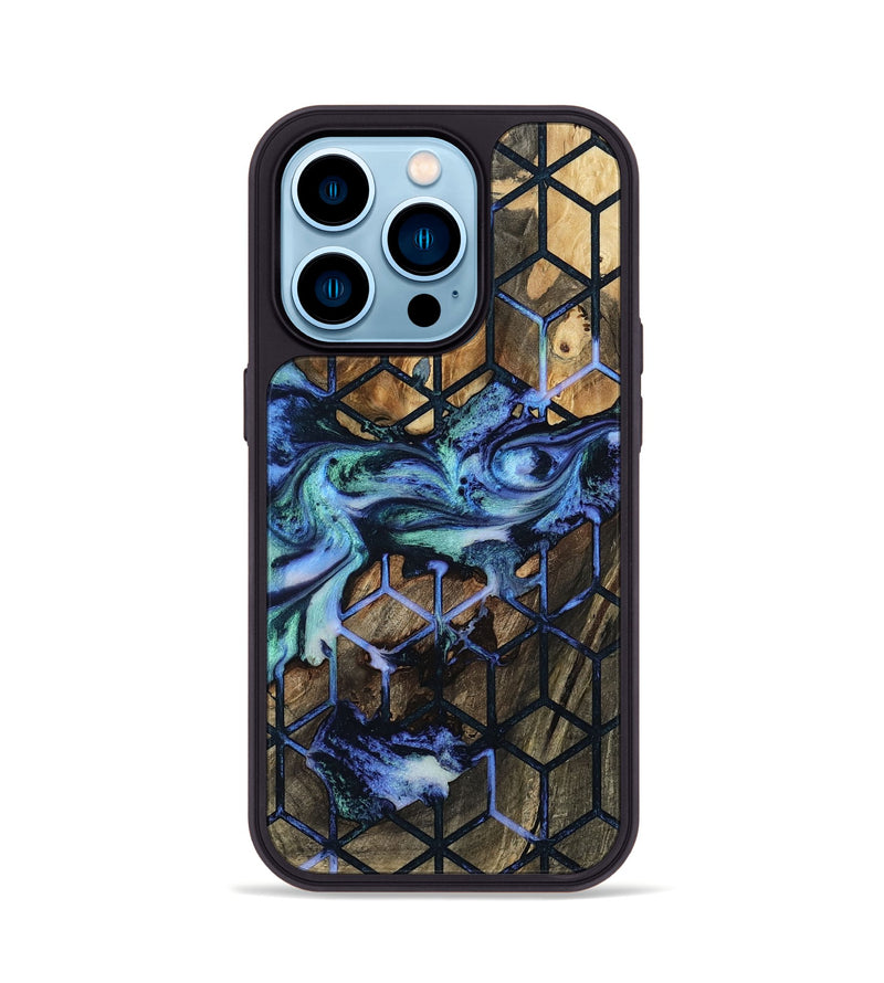 iPhone 14 Pro Wood Phone Case - Stephan (Pattern, 805461)