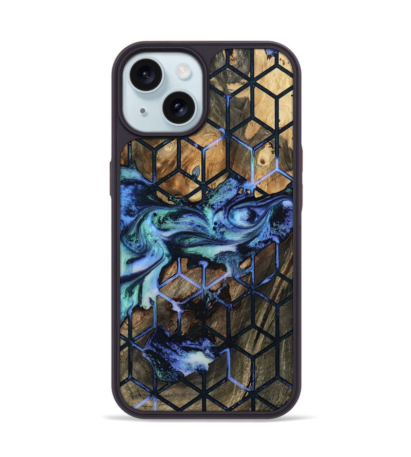 iPhone 15 Wood Phone Case - Stephan (Pattern, 805461)