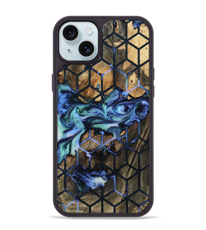iPhone 15 Plus Wood Phone Case - Stephan (Pattern, 805461)