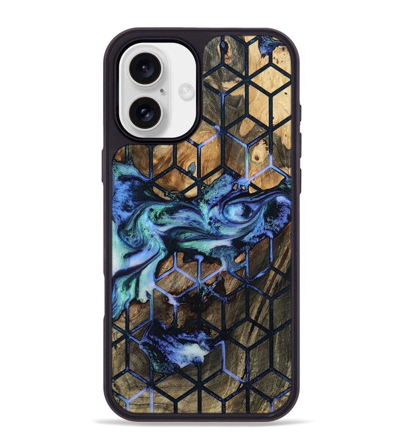 iPhone 16 Plus Wood Phone Case - Stephan (Pattern, 805461)