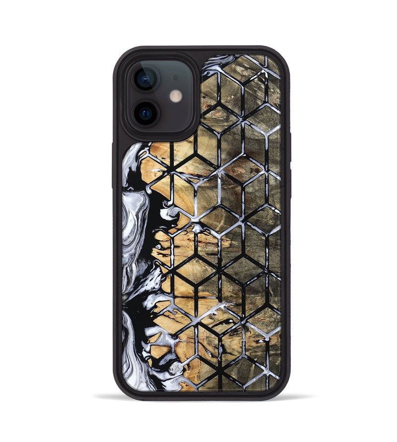 iPhone 12 Wood Phone Case - Zayd (Pattern, 805462)