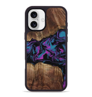 iPhone 16 Plus Wood Phone Case - Jazmyn (Purple, 805470)
