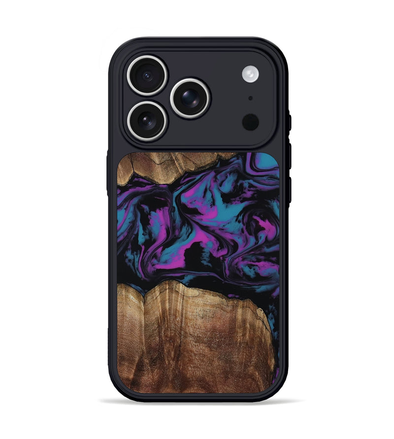 iPhone 17 Pro Wood Phone Case - Jazmyn (Purple, 805470)
