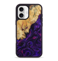 iPhone 16 Plus Wood Phone Case - Jeremy (Purple, 805471)