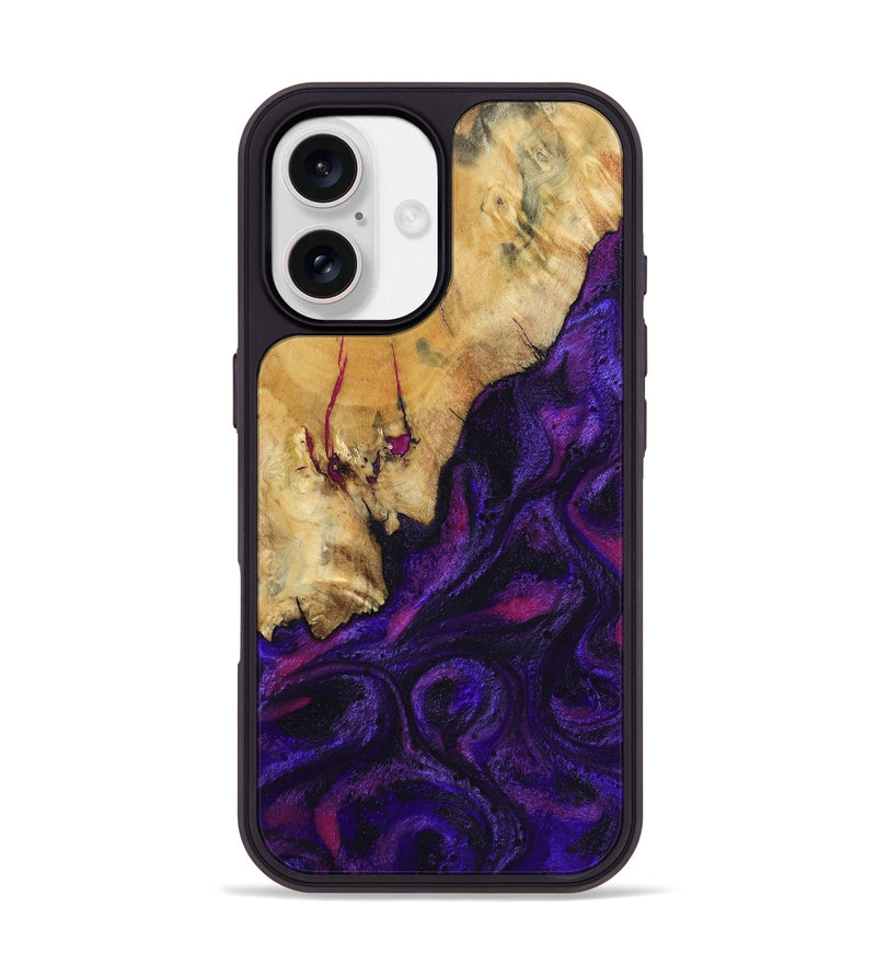 iPhone 17 Wood Phone Case - Jeremy (Purple, 805471)