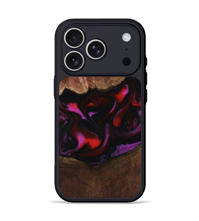 iPhone 17 Pro Wood Phone Case - Lizbeth (Red, 805473)