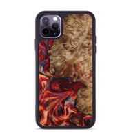 iPhone 11 Pro Max Wood Phone Case - Eugene (Red, 805475)
