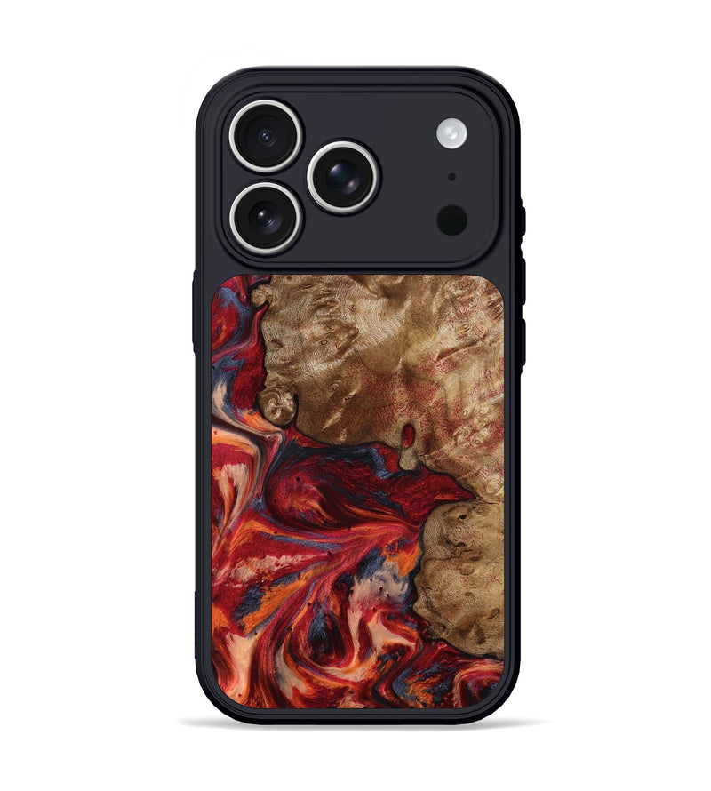 iPhone 17 Pro Wood Phone Case - Eugene (Red, 805475)