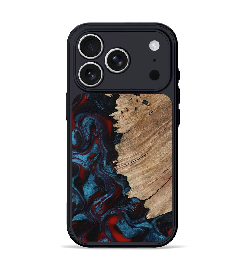iPhone 17 Pro Wood Phone Case - June (Red, 805476)