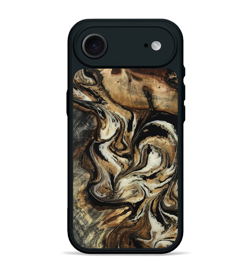 iPhone 17 Air Wood Phone Case - Jonnie (Black & White, 805478)