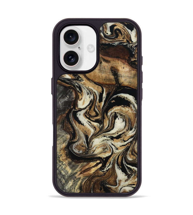 iPhone 17 Wood Phone Case - Jonnie (Black & White, 805478)