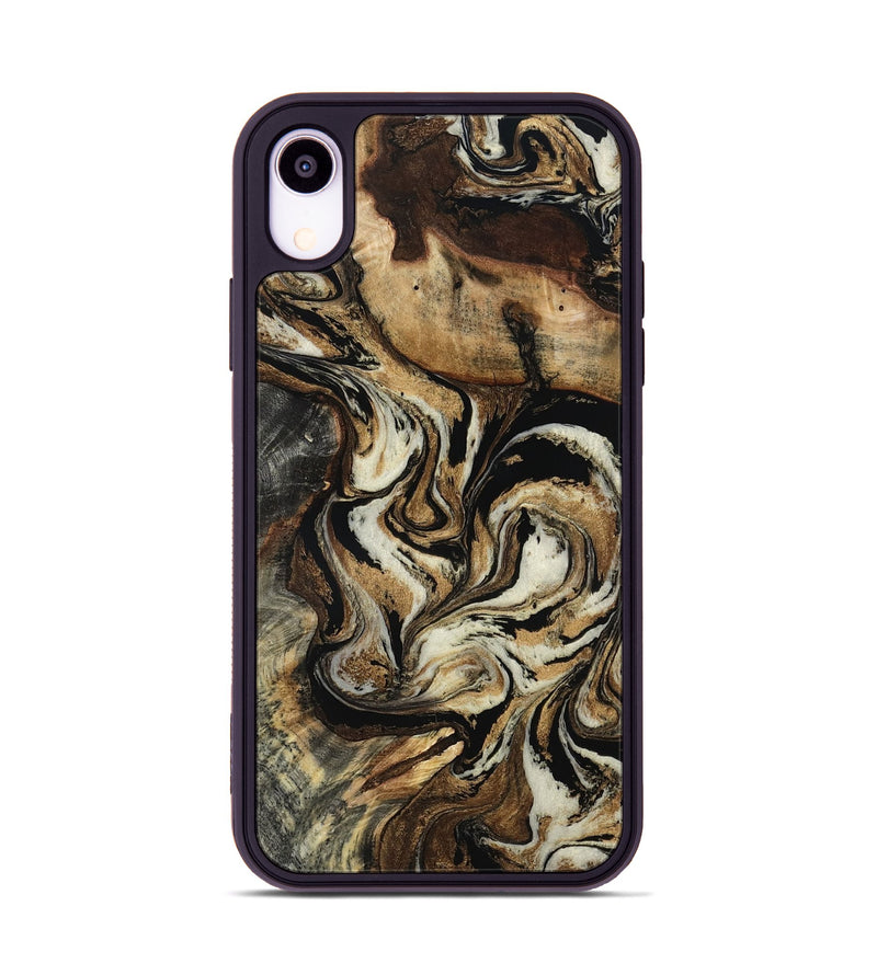 iPhone Xr Wood Phone Case - Jonnie (Black & White, 805478)