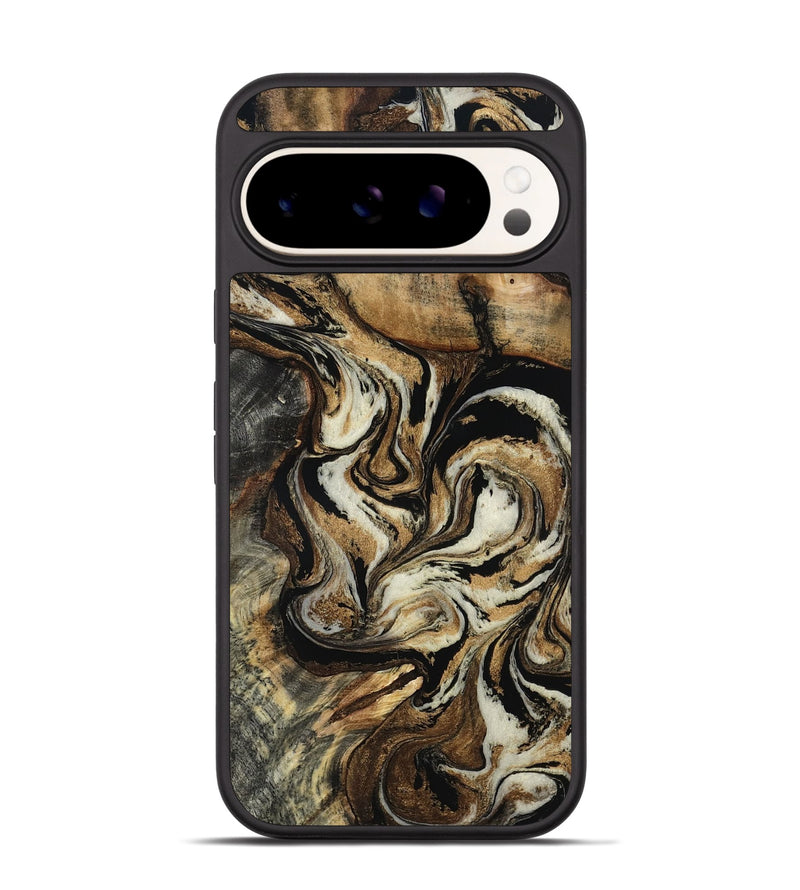 Pixel 9 Wood Phone Case - Jonnie (Black & White, 805478)