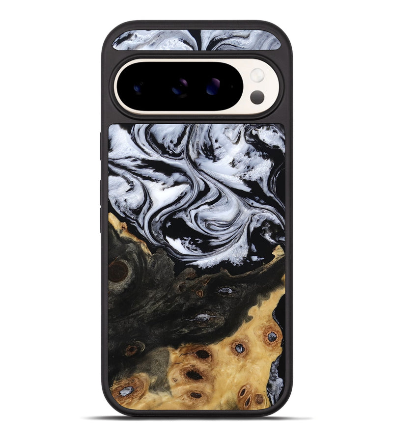 Pixel 10 Pro XL Wood Phone Case - Shelbi (Black & White, 805479)
