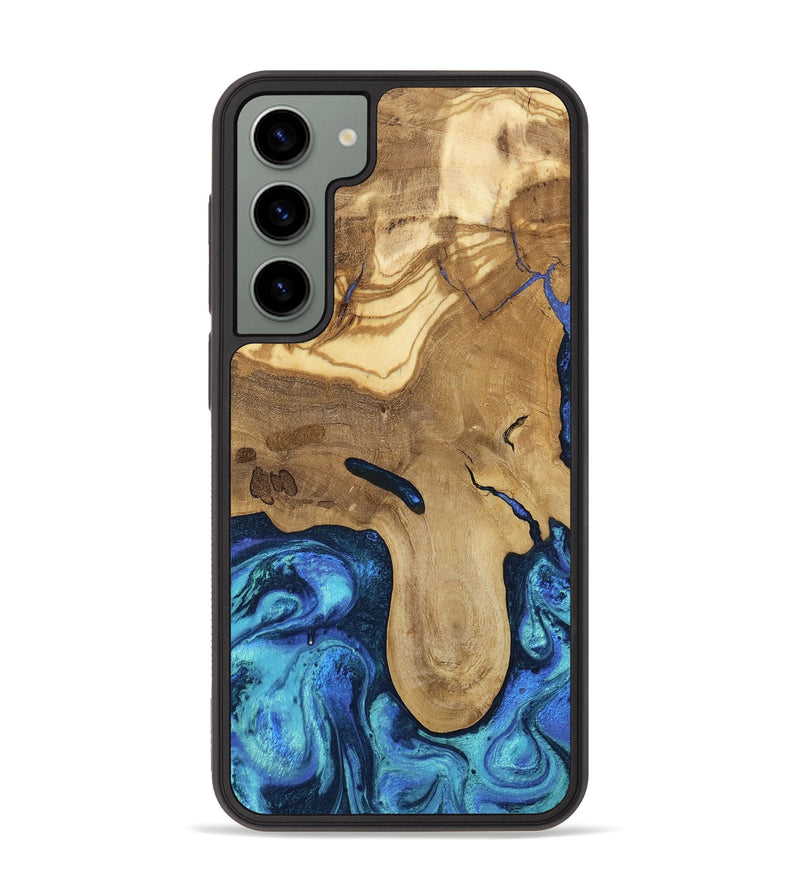 Galaxy S23 Plus Wood Phone Case - Hadlee (Blue, 805480)