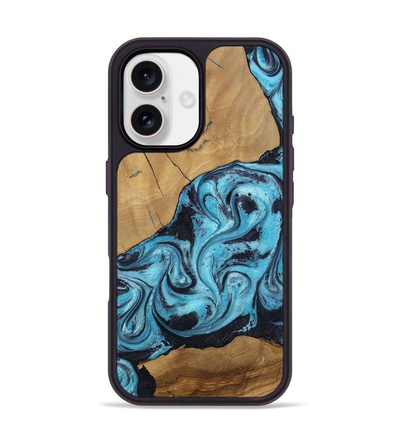 iPhone 17 Wood Phone Case - Nellie (Blue, 805482)