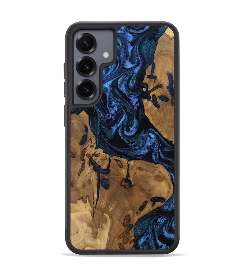 Galaxy S25 Plus Wood Phone Case - Drew (Blue, 805483)