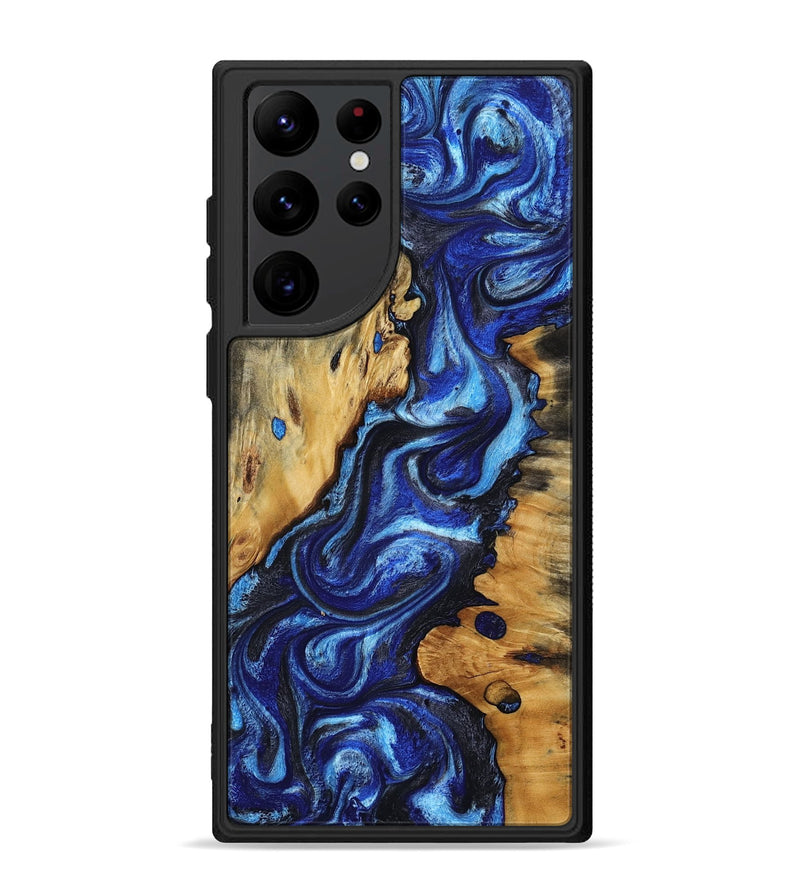 Galaxy S22 Ultra Wood Phone Case - Roslyn (Blue, 805484)