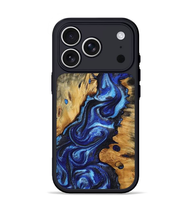 iPhone 17 Pro Wood Phone Case - Roslyn (Blue, 805484)