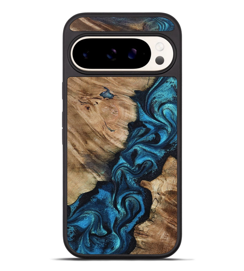 Pixel 9 Pro XL Wood Phone Case - Rhys (Blue, 805485)