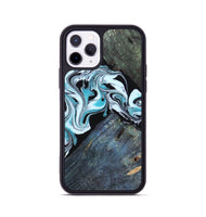 iPhone 11 Pro Wood Phone Case - Osman (Blue, 805488)