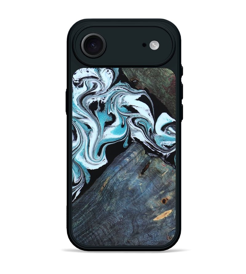 iPhone 17 Air Wood Phone Case - Osman (Blue, 805488)