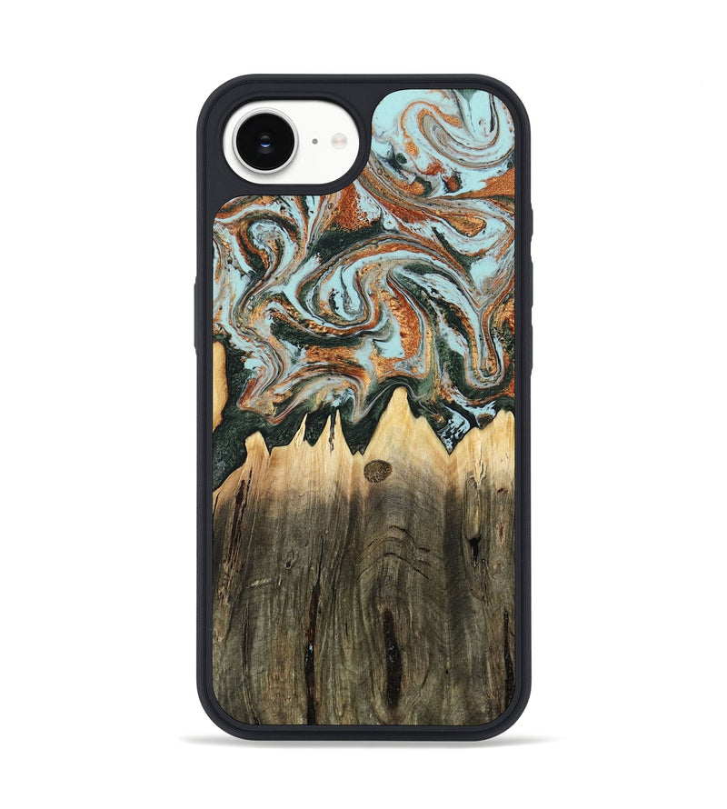 iPhone 16e Wood Phone Case - Paris (Green, 805489)