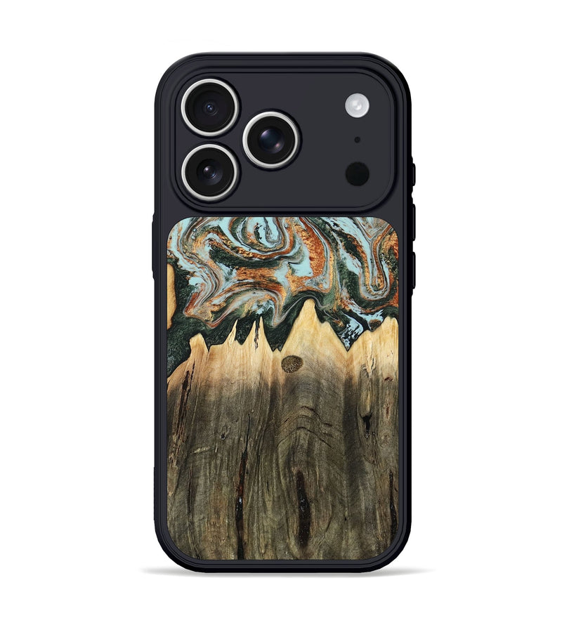 iPhone 17 Pro Wood Phone Case - Paris (Green, 805489)