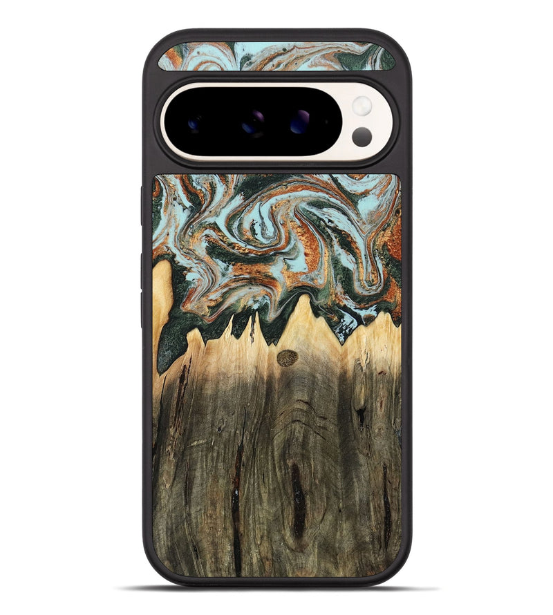 Pixel 10 Pro XL Wood Phone Case - Paris (Green, 805489)