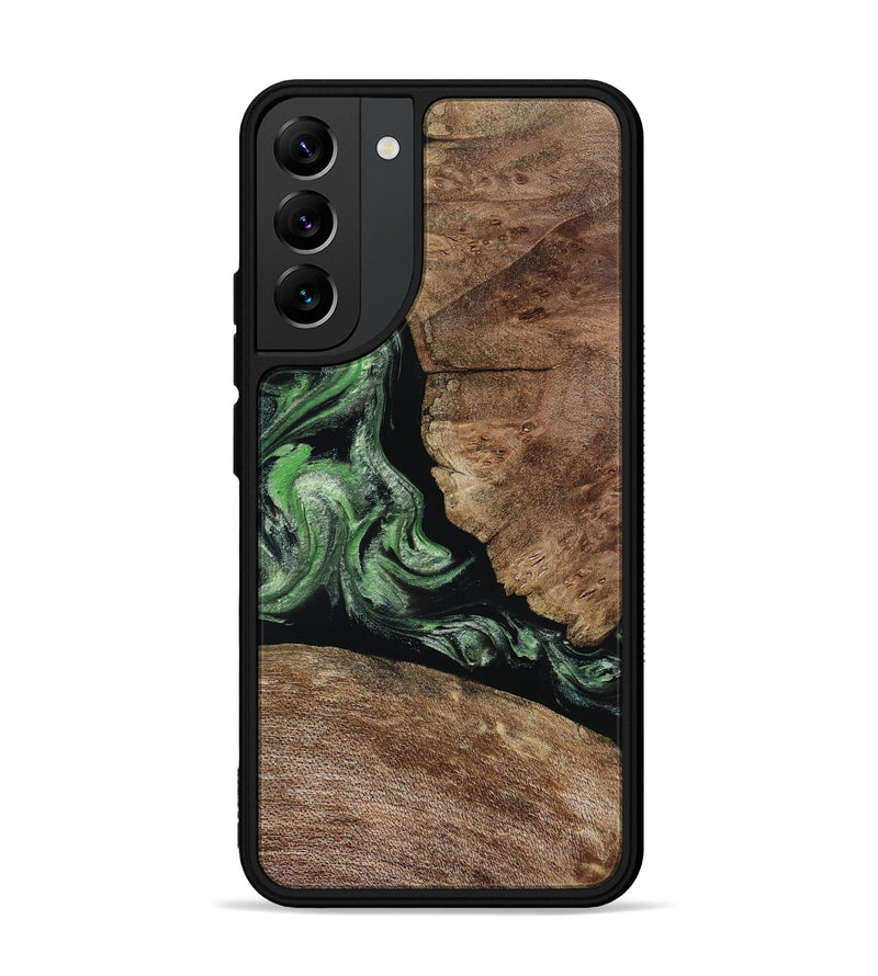 Galaxy S22 Plus Wood Phone Case - Damon (Green, 805490)