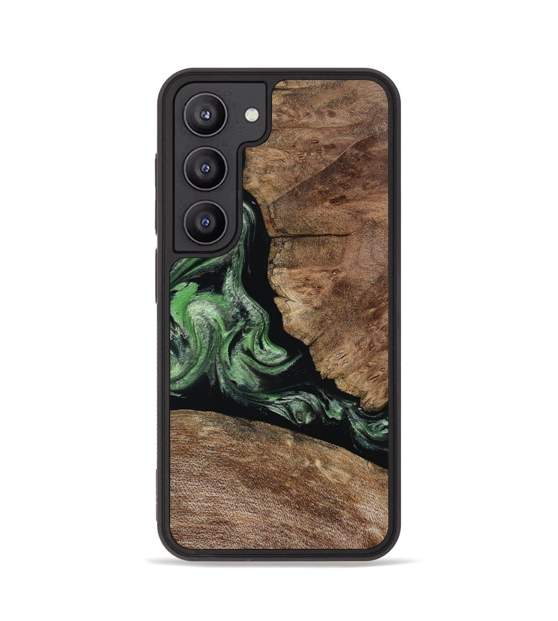 Galaxy S23 Wood Phone Case - Damon (Green, 805490)
