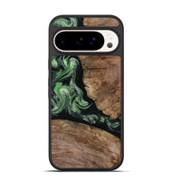 Pixel 9 Wood Phone Case - Damon (Green, 805490)