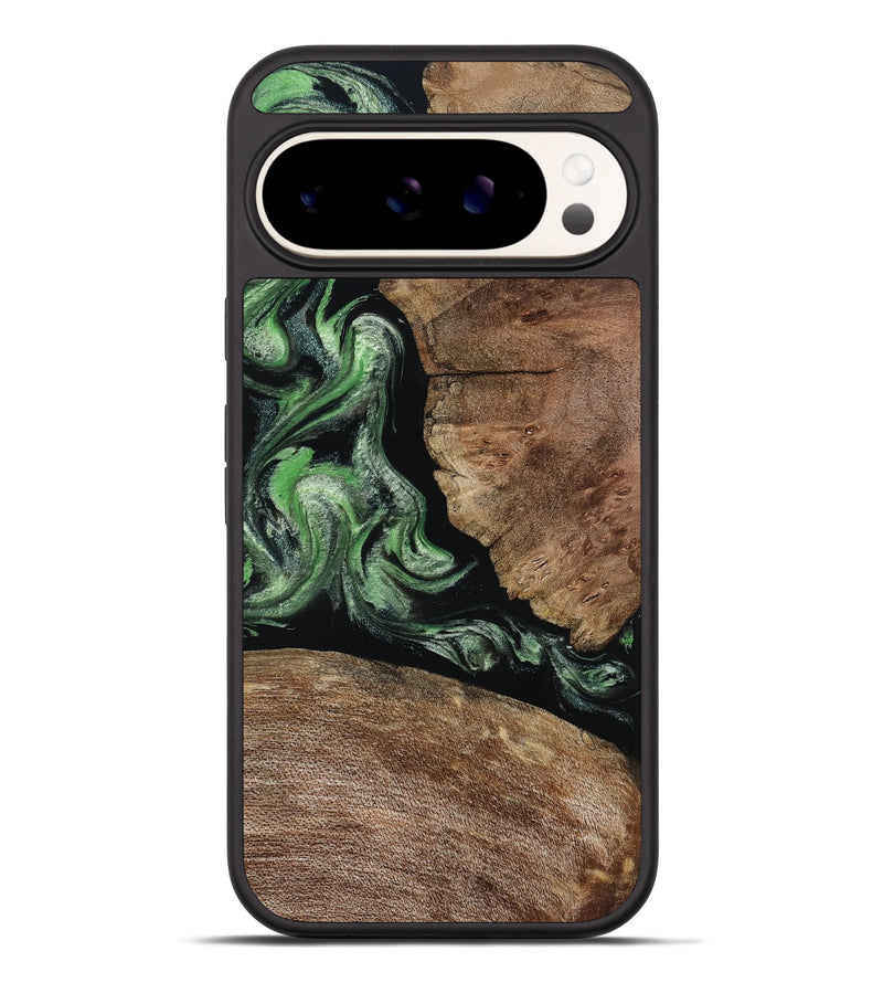 Pixel 9 Pro XL Wood Phone Case - Damon (Green, 805490)