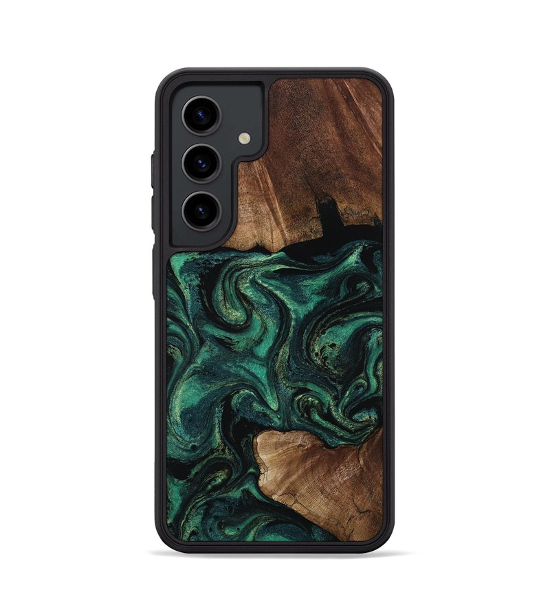 Galaxy S24 Wood Phone Case - Therese (Green, 805491)