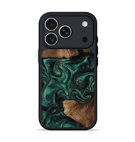 iPhone 17 Pro Wood Phone Case - Therese (Green, 805491)