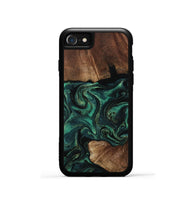 iPhone SE Wood Phone Case - Therese (Green, 805491)