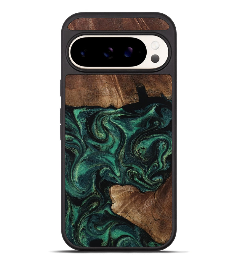 Pixel 10 Pro XL Wood Phone Case - Therese (Green, 805491)