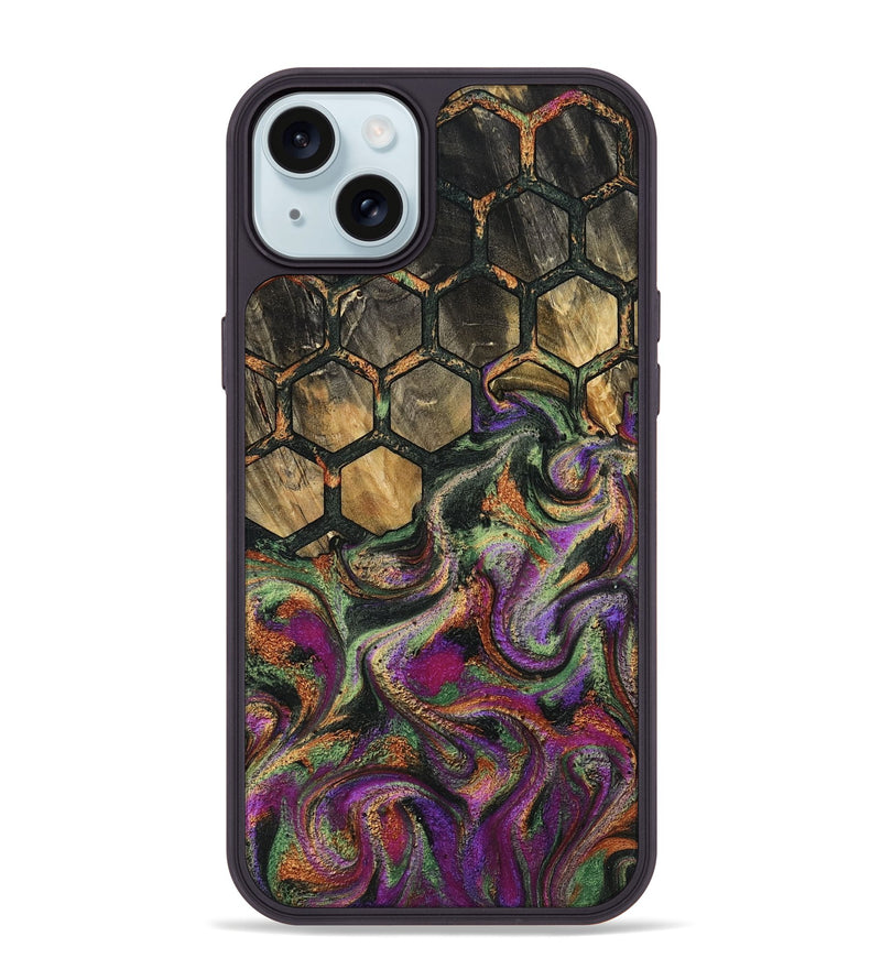 iPhone 15 Plus Wood Phone Case - Brenda (Pattern, 805498)