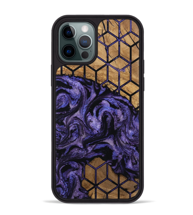 iPhone 12 Pro Max Wood Phone Case - Aliana (Pattern, 805499)