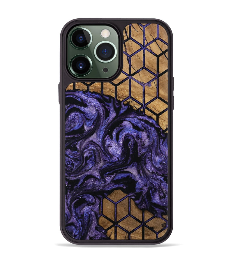 iPhone 13 Pro Max Wood Phone Case - Aliana (Pattern, 805499)