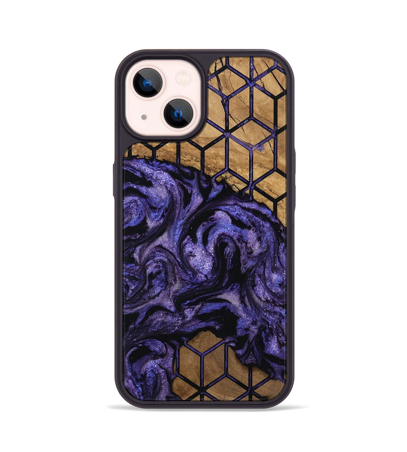 iPhone 14 Wood Phone Case - Aliana (Pattern, 805499)